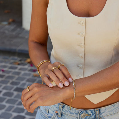 Layered Adison Crystal Bracelet