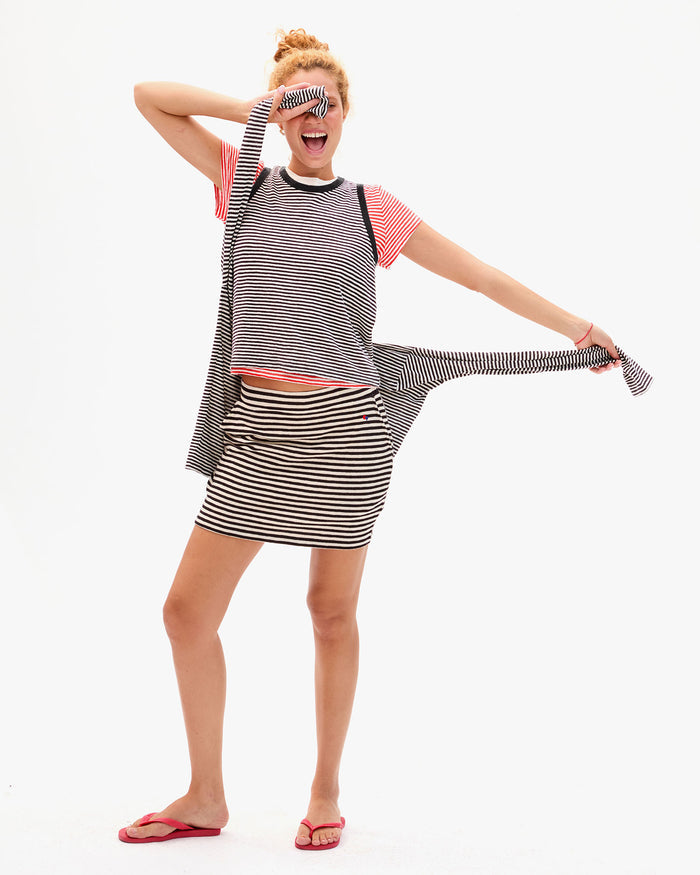Le Mini Tube Skirt on Laura