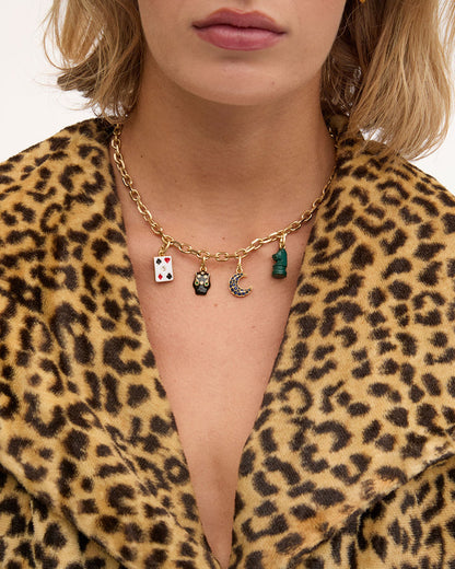 Sauvage Charm on Charm Chain Necklace
