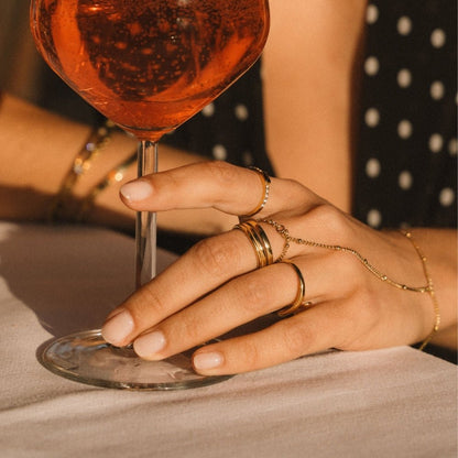 Lia Layered Gold Ring