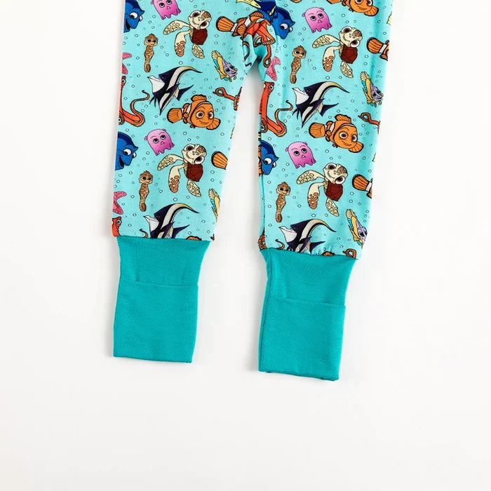 Little Tide Bamboo Zipper Romper Pajamas