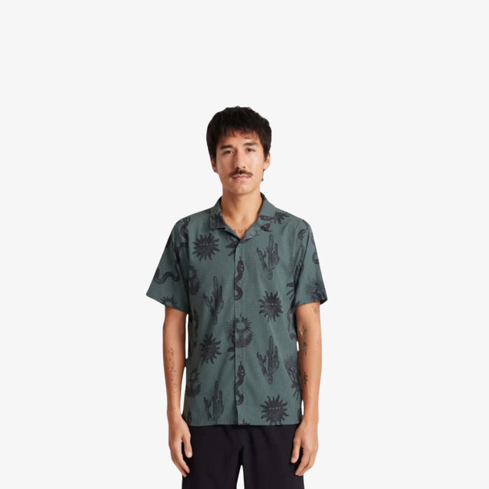 Men's Bless Up Trail Button Up Shirt - S