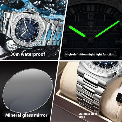 Men's Luxury Waterproof Luminous Watch – Elegant Timepiece
