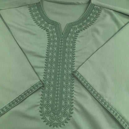 Men's Muslim Loose Robe - Comfortable Islamic Thobe