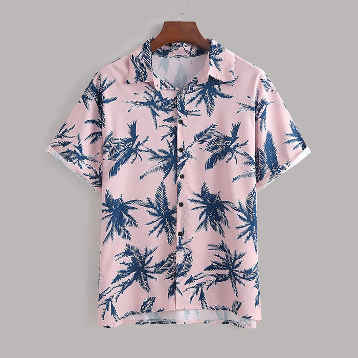 Men's Slim Fit Novelty Dress Shirt – Lightweight Polyester