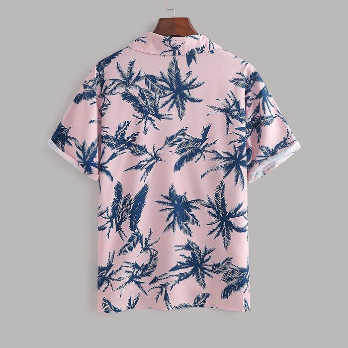 Men's Slim Fit Novelty Dress Shirt – Lightweight Polyester