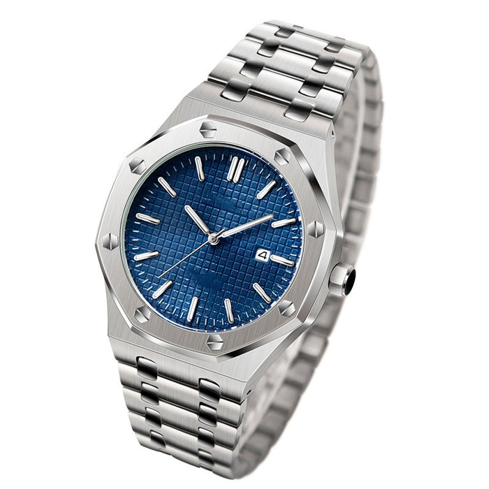 Men's Stainless Steel Business Wrist Watch – Classic Timepiece