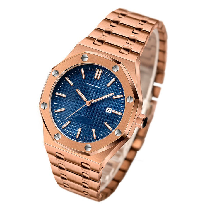 Men's Stainless Steel Business Wrist Watch – Classic Timepiece