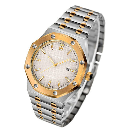 Men's Stainless Steel Business Wrist Watch – Classic Timepiece