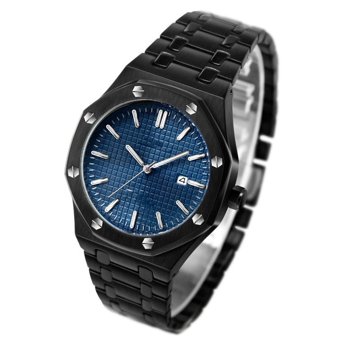 Men's Stainless Steel Business Wrist Watch – Classic Timepiece
