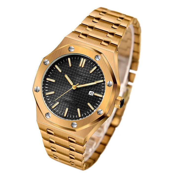 Men's Stainless Steel Business Wrist Watch – Classic Timepiece