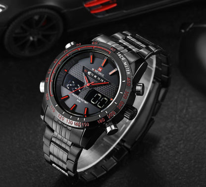 Naviforce Men's Sports Wrist Watch – Waterproof Chronograph