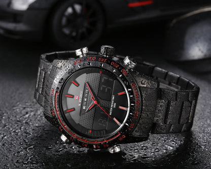 Naviforce Men's Sports Wrist Watch – Waterproof Chronograph