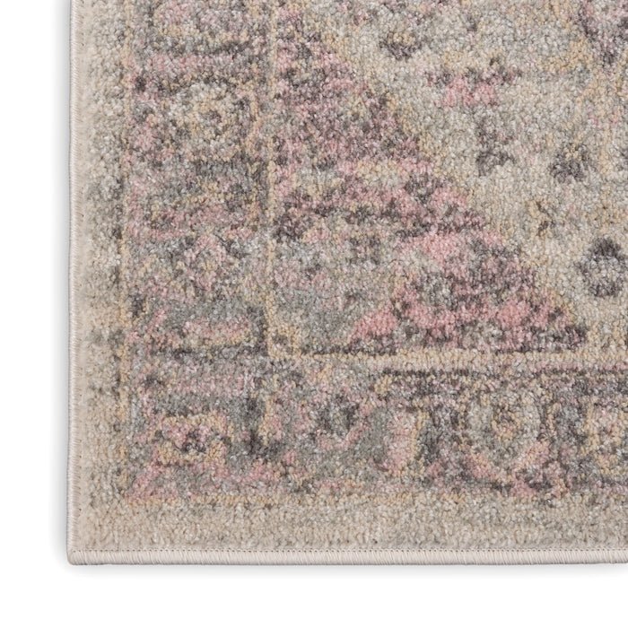 The Rug Corner Nourison Home Tranquil TRA06 IVPNK Area Rugs