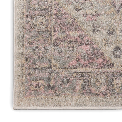 The Rug Corner Nourison Home Tranquil TRA06 IVPNK Area Rugs