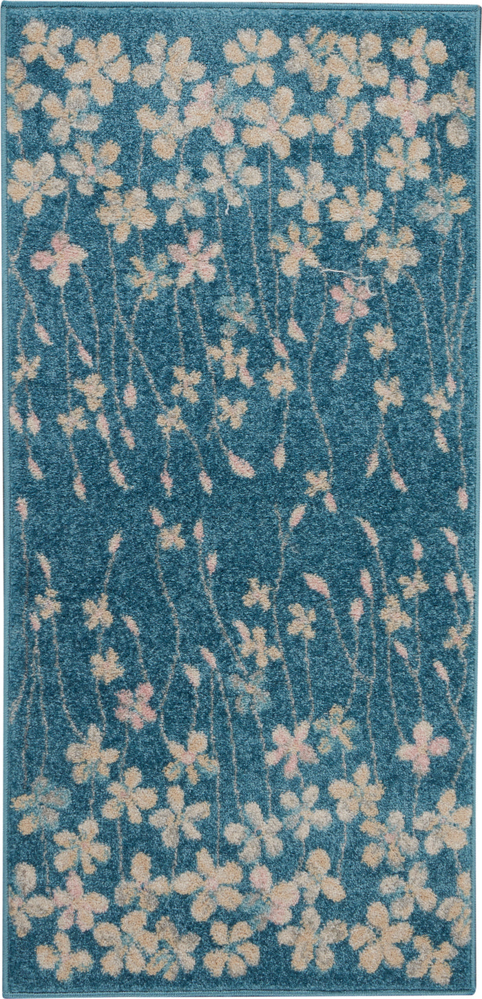 Nourison Home - Tranquil Turquoise Area Rug TRA04