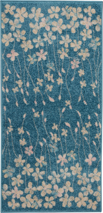 Nourison Home - Tranquil Turquoise Area Rug TRA04