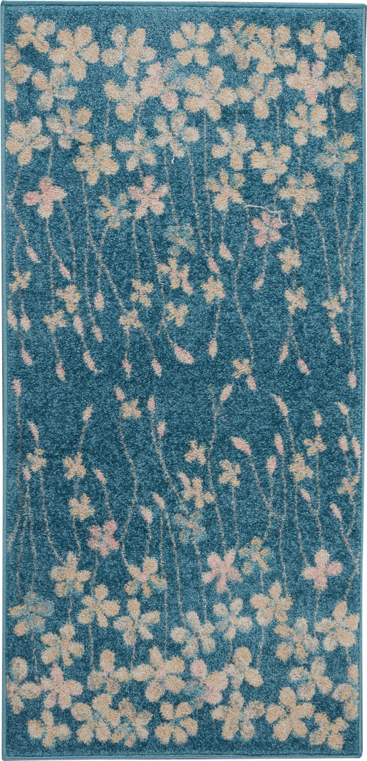 Nourison Home - Tranquil Turquoise Area Rug TRA04