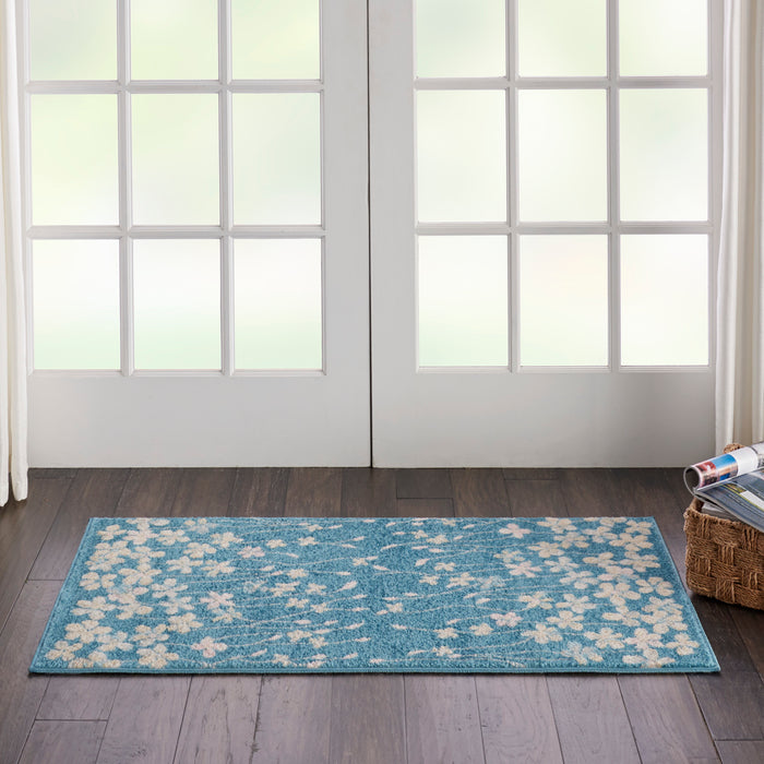 Nourison Home - Tranquil Turquoise Area Rug TRA04