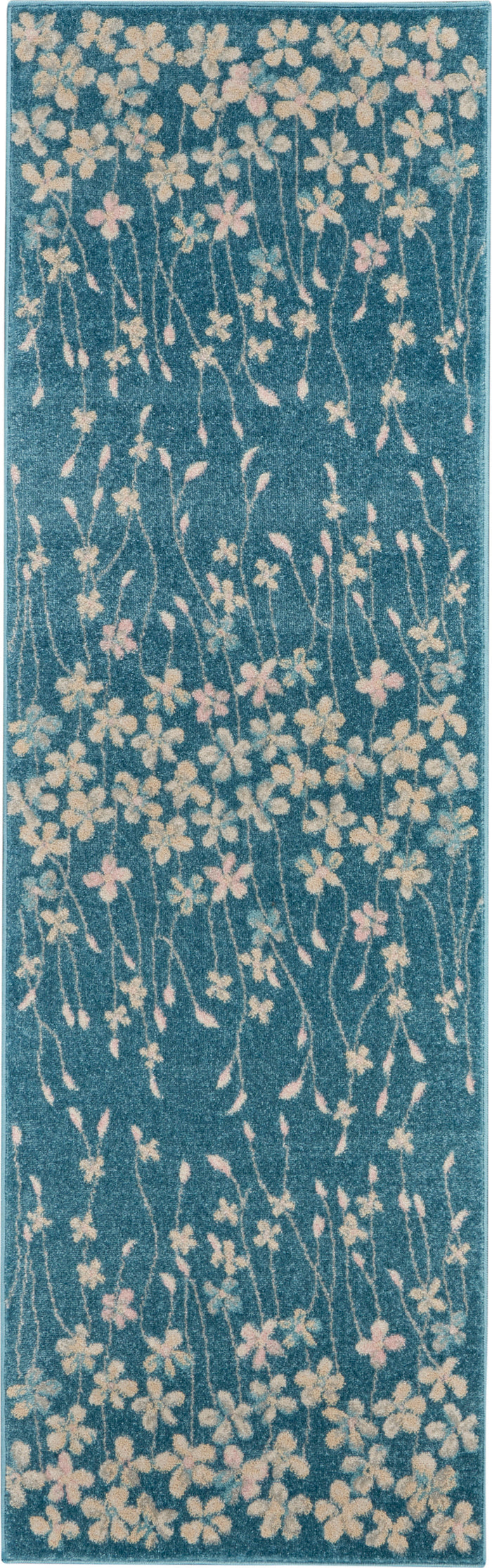 Nourison Home - Tranquil Turquoise Area Rug TRA04