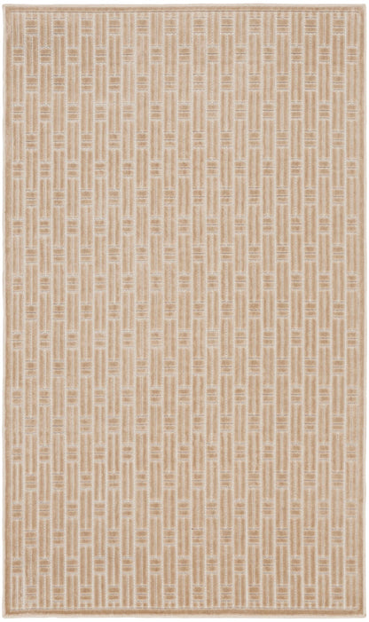 The Rug Corner Nourison Home Nourison Home - Washable Charm Beige/Ivory Area Rug WCH02