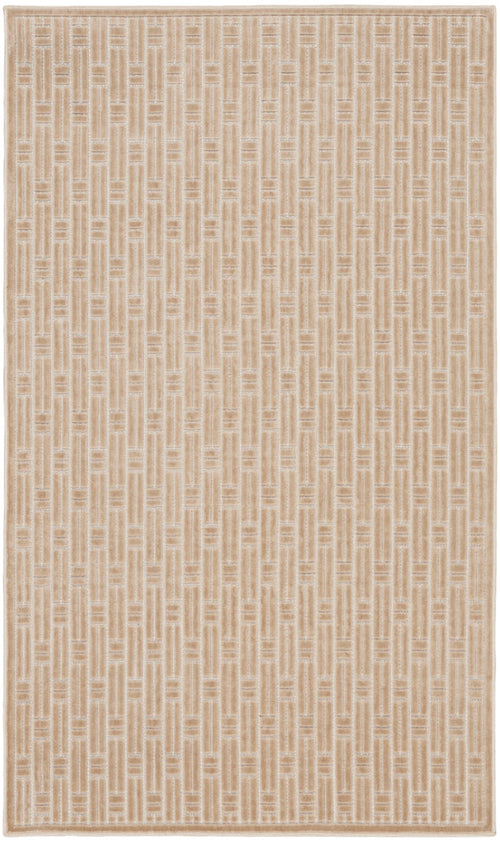 The Rug Corner Nourison Home Nourison Home - Washable Charm Beige/Ivory Area Rug WCH02
