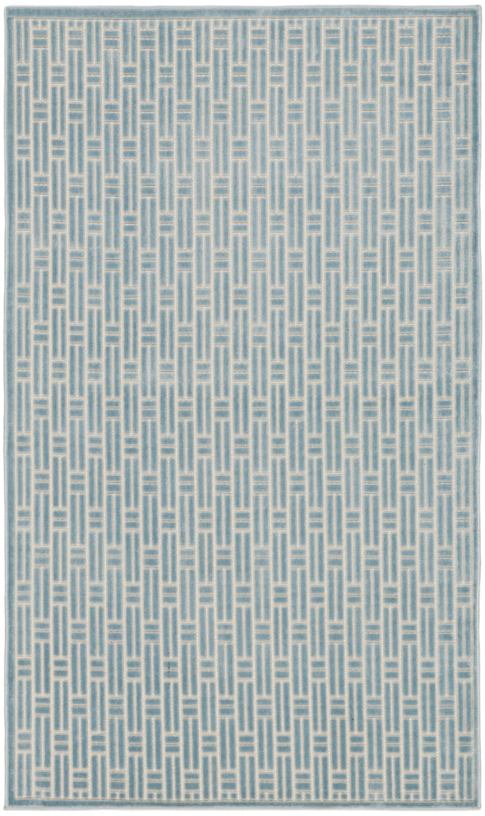 The Rug Corner Nourison Home Nourison Home - Washable Charm Blue/Ivory Area Rug WCH02