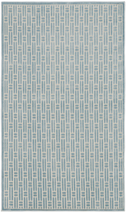 The Rug Corner Nourison Home Nourison Home - Washable Charm Blue/Ivory Area Rug WCH02
