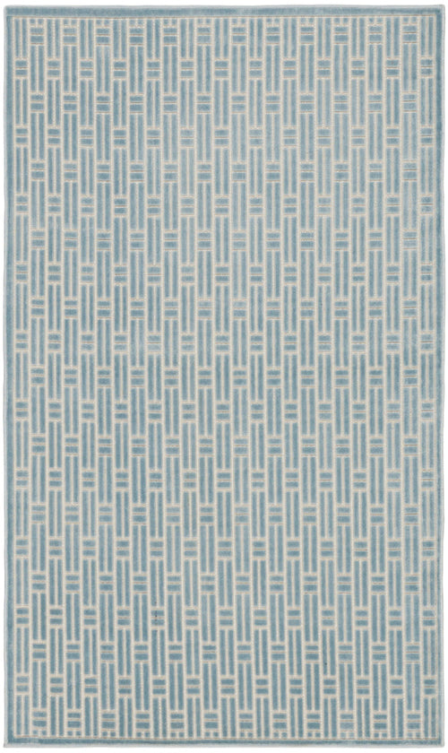 The Rug Corner Nourison Home Nourison Home - Washable Charm Blue/Ivory Area Rug WCH02