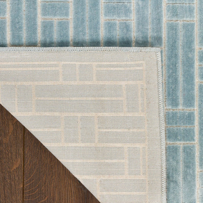 The Rug Corner Nourison Home Nourison Home - Washable Charm Blue/Ivory Area Rug WCH02