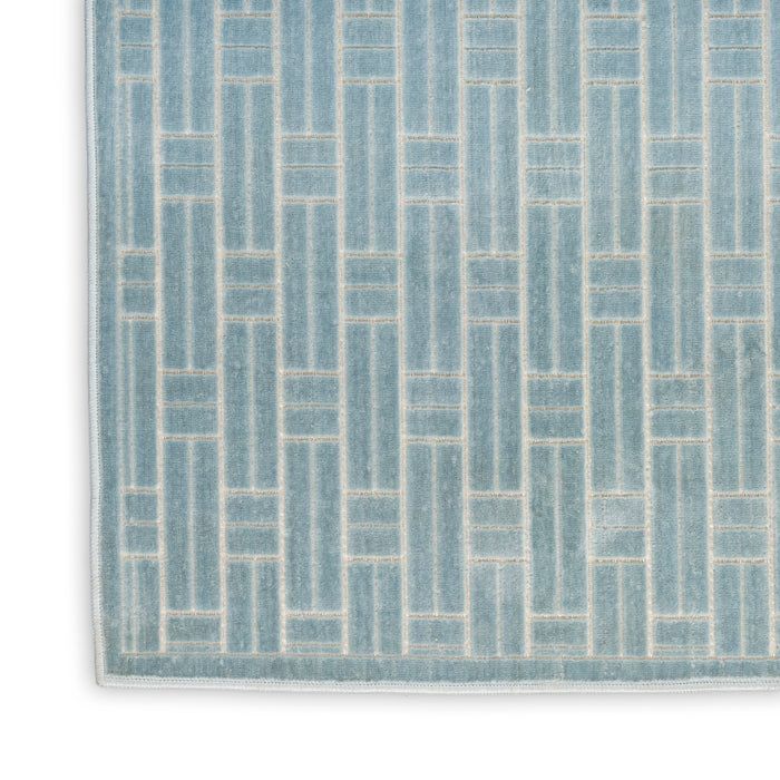 The Rug Corner Nourison Home Nourison Home - Washable Charm Blue/Ivory Area Rug WCH02