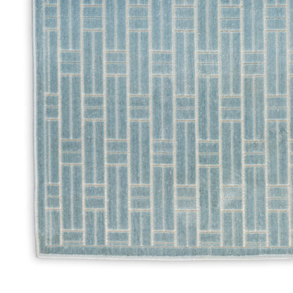 The Rug Corner Nourison Home Nourison Home - Washable Charm Blue/Ivory Area Rug WCH02