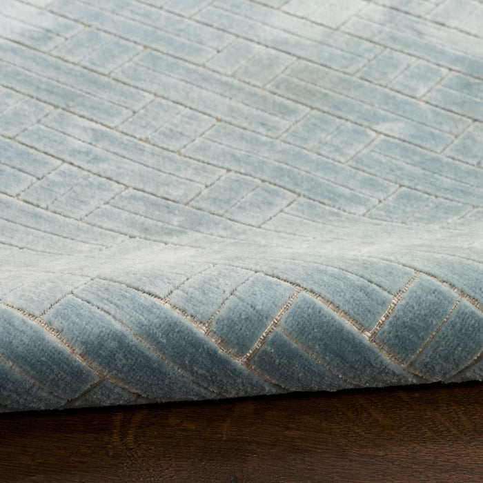 The Rug Corner Nourison Home Nourison Home - Washable Charm Blue/Ivory Area Rug WCH02