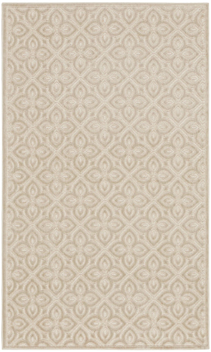 The Rug Corner Nourison Home Nourison Home - Washable Charm Silver/Ivory Area Rug WCH03