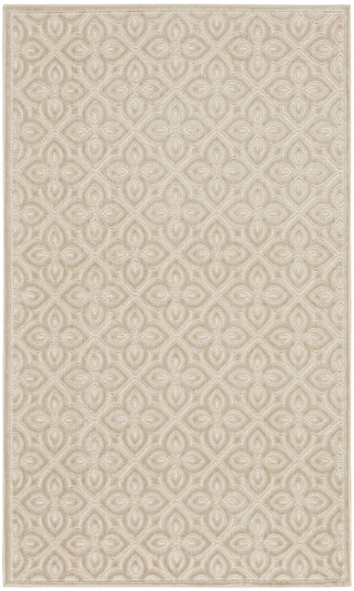 The Rug Corner Nourison Home Nourison Home - Washable Charm Silver/Ivory Area Rug WCH03