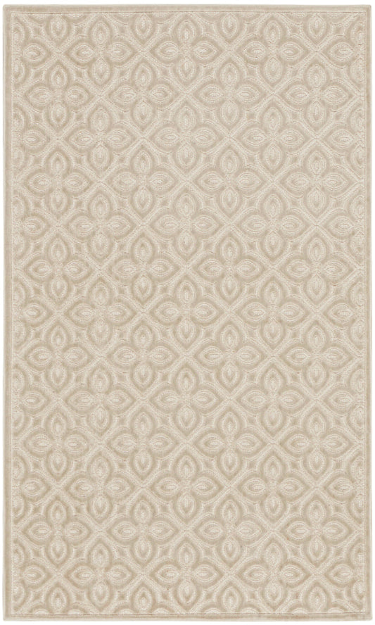 The Rug Corner Nourison Home Nourison Home - Washable Charm Silver/Ivory Area Rug WCH03