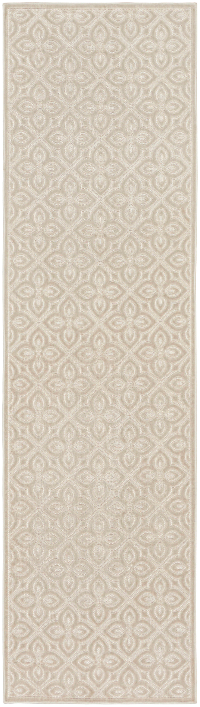 The Rug Corner Nourison Home Nourison Home - Washable Charm Silver/Ivory Area Rug WCH03