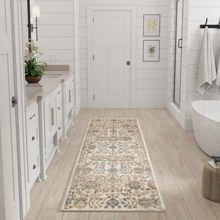 The Rug Corner Nourison Home Washable Decor WSD14 BEIGE Area Rugs