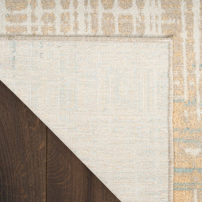 The Rug Corner Nourison Home Nourison Home - WAshable Decor Beige/Blue Area Rug WSD07