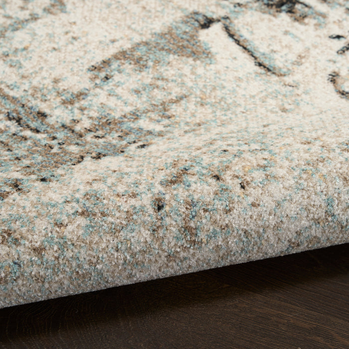 Nourison Home - Washable Decor Blue Area Rug WSD09