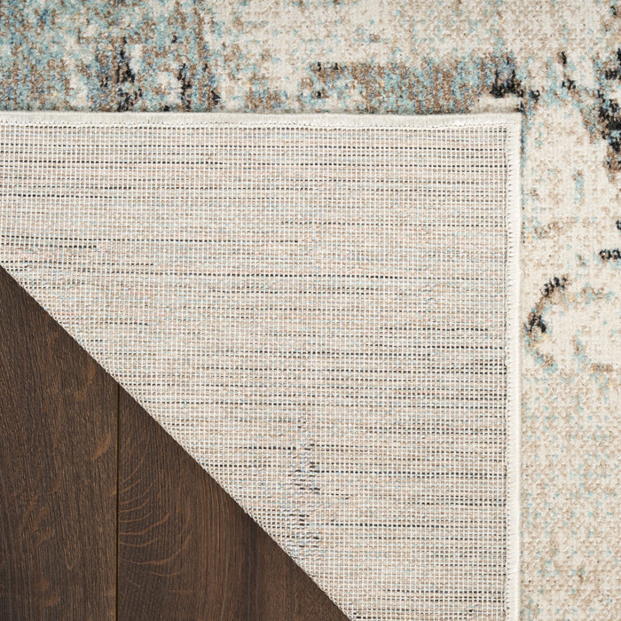 Nourison Home - Washable Decor Blue Area Rug WSD09