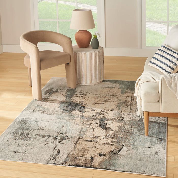 Nourison Home - Washable Decor Blue Area Rug WSD09