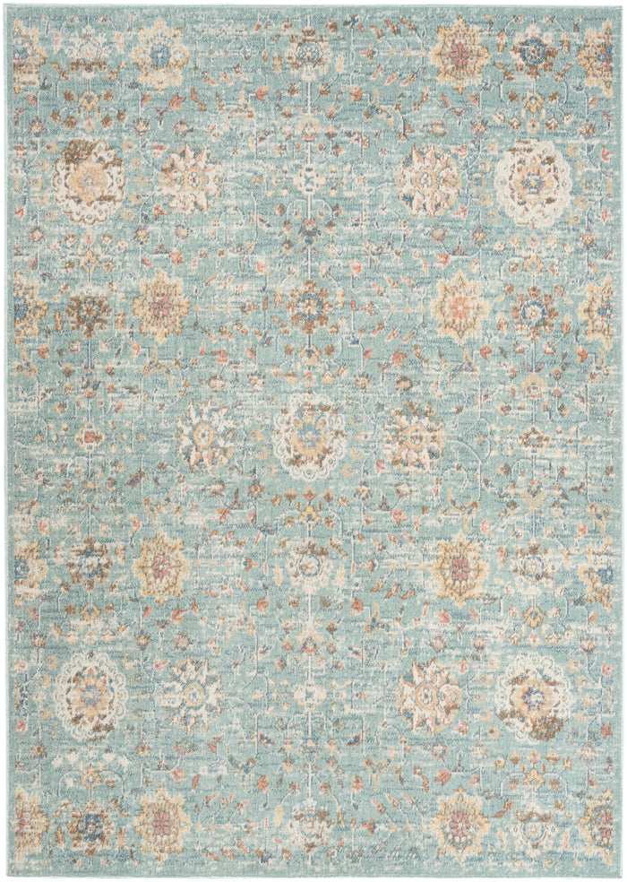 The Rug Corner Nourison Home Washable Decor WSD14 BLUE Area Rugs
