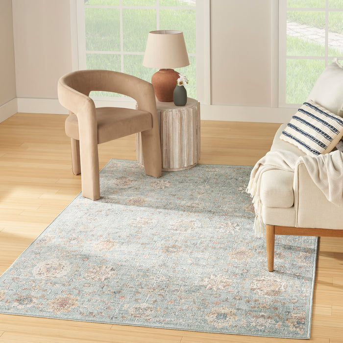 The Rug Corner Nourison Home Washable Decor WSD14 BLUE Area Rugs