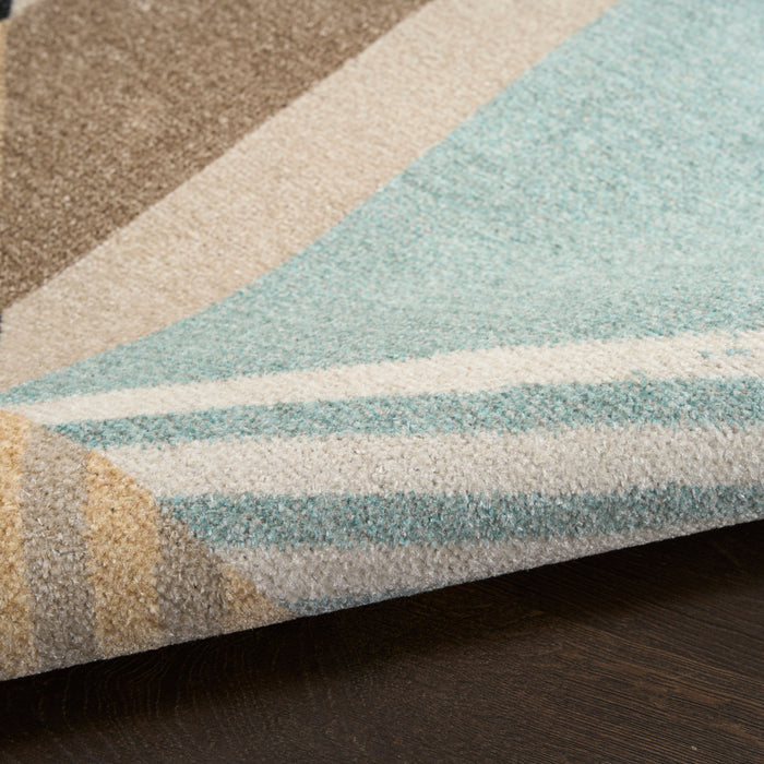 Nourison Home - Washable Decor Blue/Multi Area Rug WSD10
