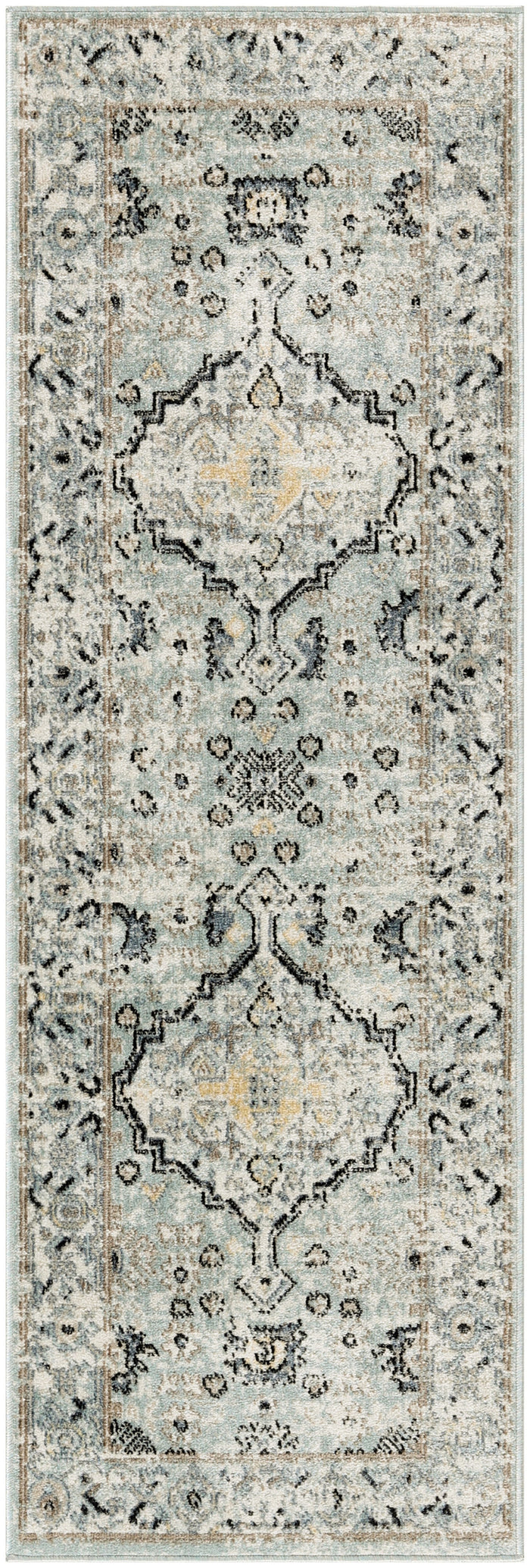 The Rug Corner Nourison Home Nourison Home - WAshable Decor Blue/Taupe Area Rug WSD12