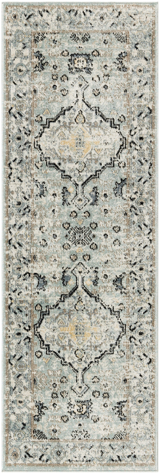 The Rug Corner Nourison Home Nourison Home - WAshable Decor Blue/Taupe Area Rug WSD12