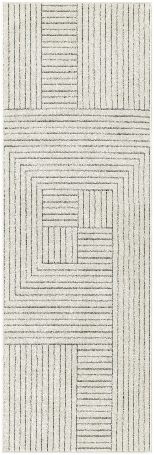 Nourison Home - Washable Decor Cream/Blue Area Rug WSD11