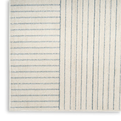 Nourison Home - Washable Decor Cream/Blue Area Rug WSD11