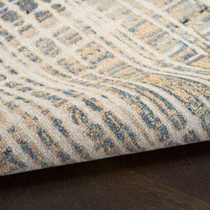 Nourison Home - Washable Decor Ivory/Blue Area Rug WSD07